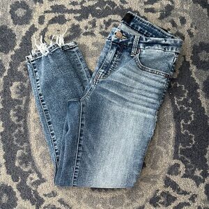 Buckle Black Women's Distressed Blue Jeans